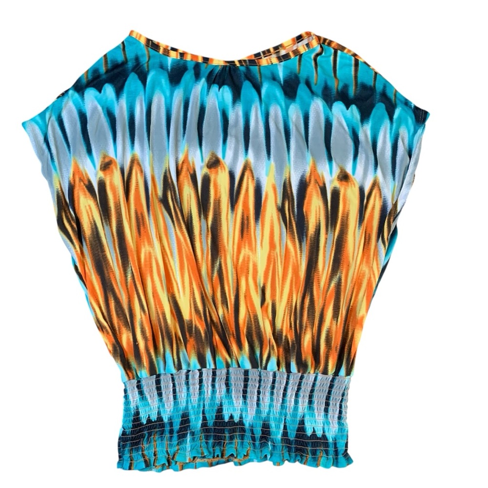 Uniti Multicolor Women's Top Size 1x - Picture 2 of 2